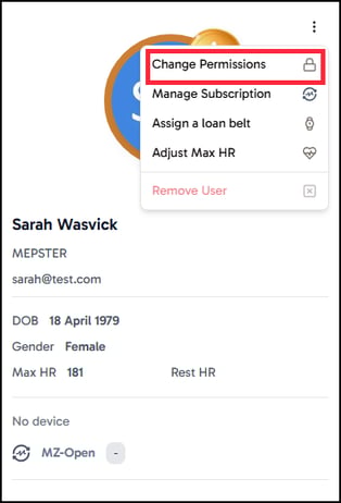 Change permissionsnew