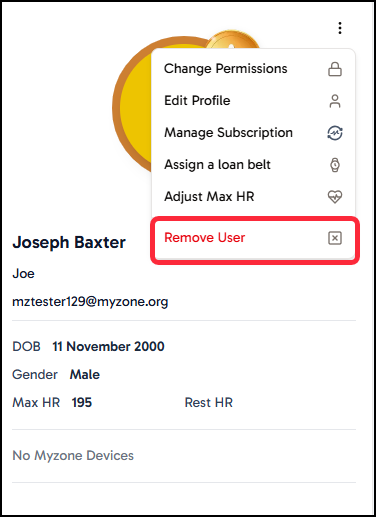 How to remove a user from your Facility
